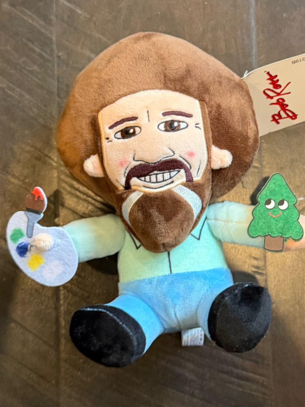 BOB ROSS STUFFED TOY (BRAND NEW)